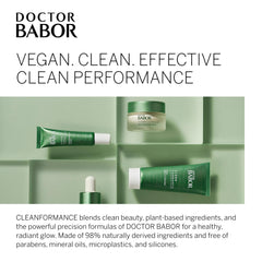BABOR Cleanformance Moisture Glow Cream with prebiotics and probiotics balances skin.