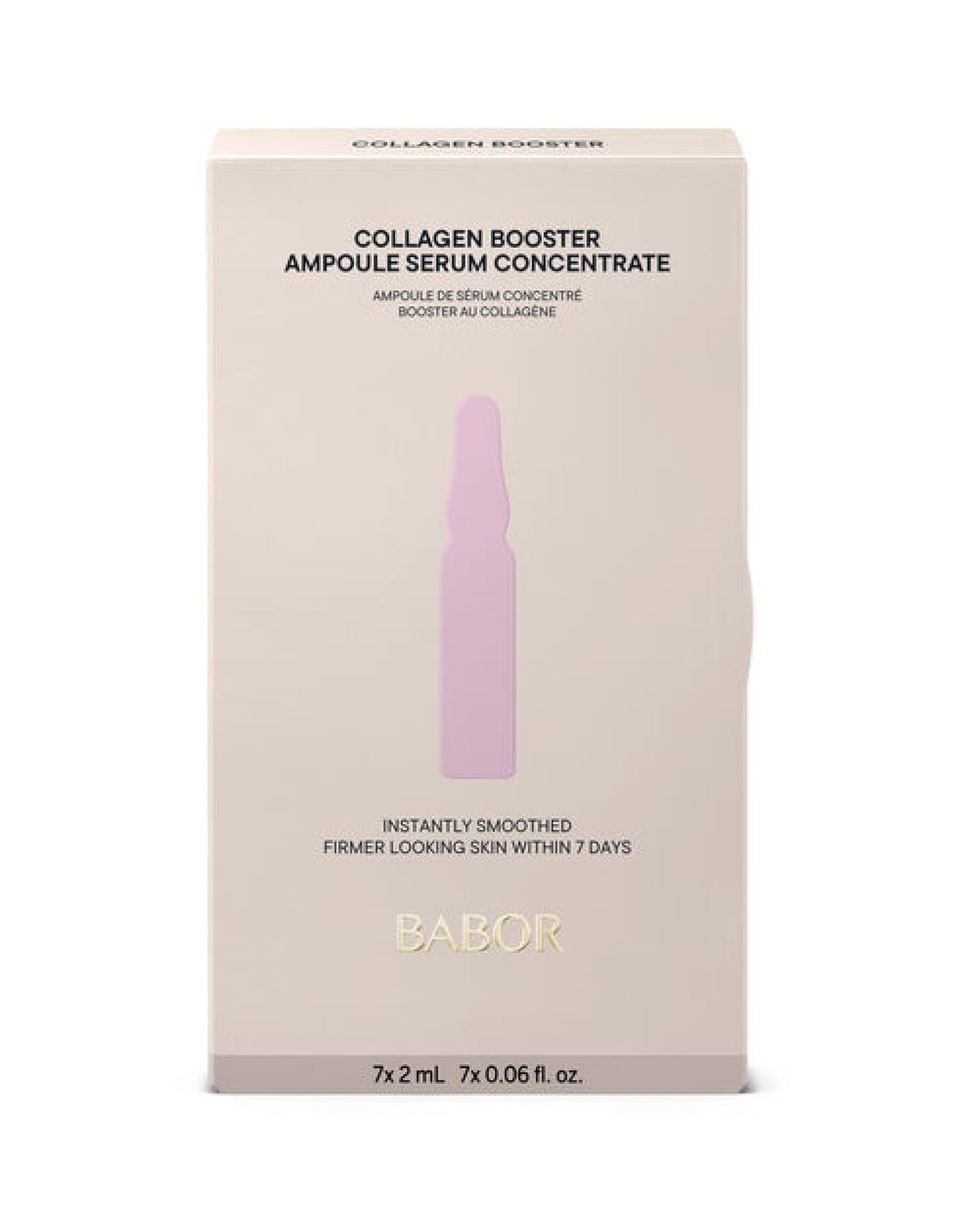 BABOR serum dispense close-up for precise dosing and quick absorption
