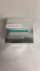 Swatch of BABOR Doctor Repair RX Gel-Cream demonstrating quick absorption
