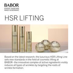 BABOR HSR lifting cream vitamin e detail, emphasizing antioxidant support for skin vitality.
