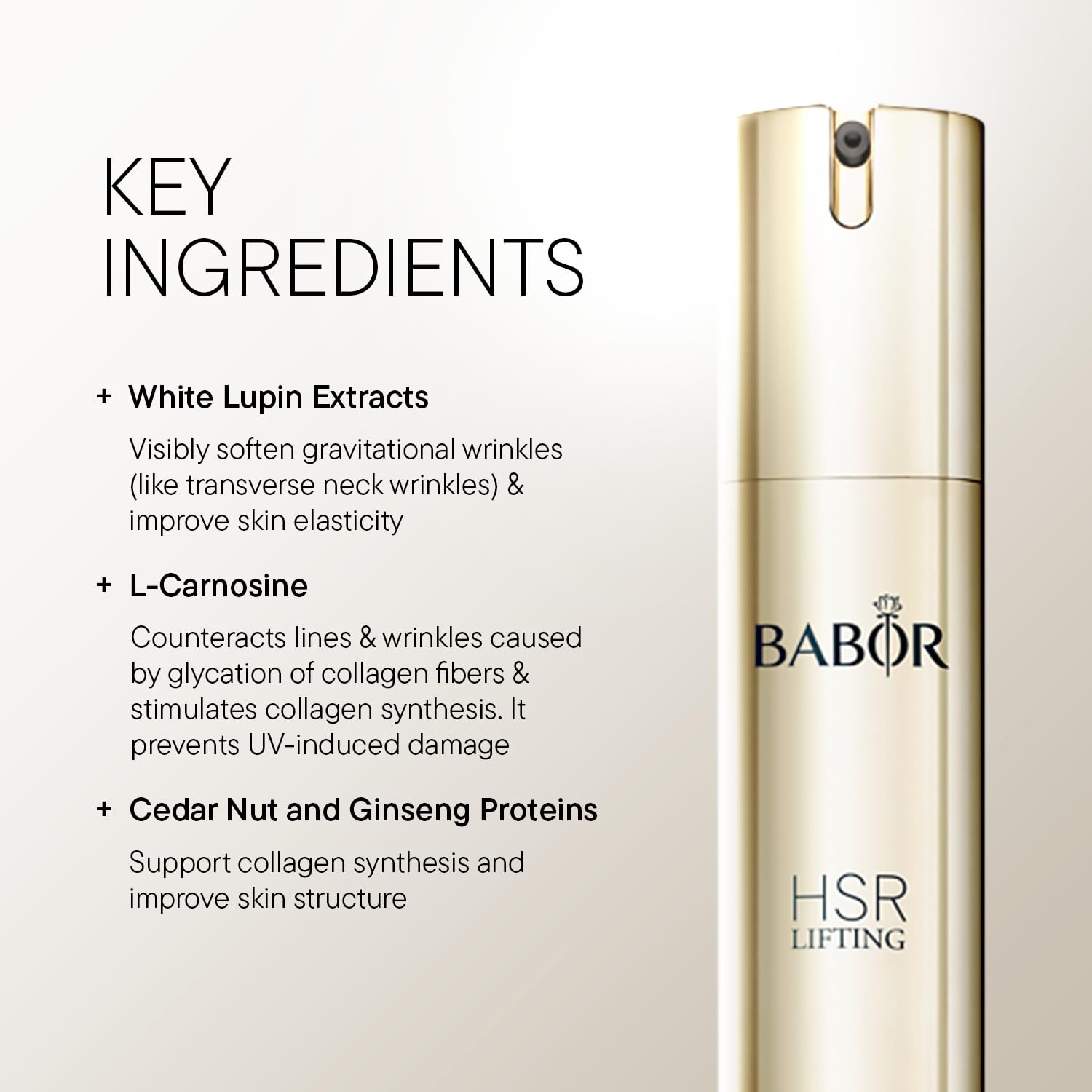 Cream swirl on skin suggests even tone and subtle radiance