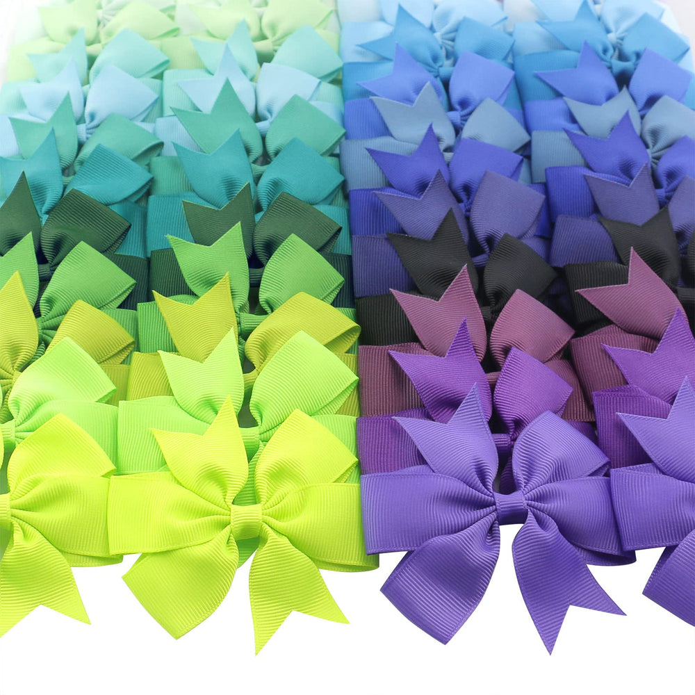 Babymatch pinwheel bow wear-on-ponytail offers versatile styling options.
