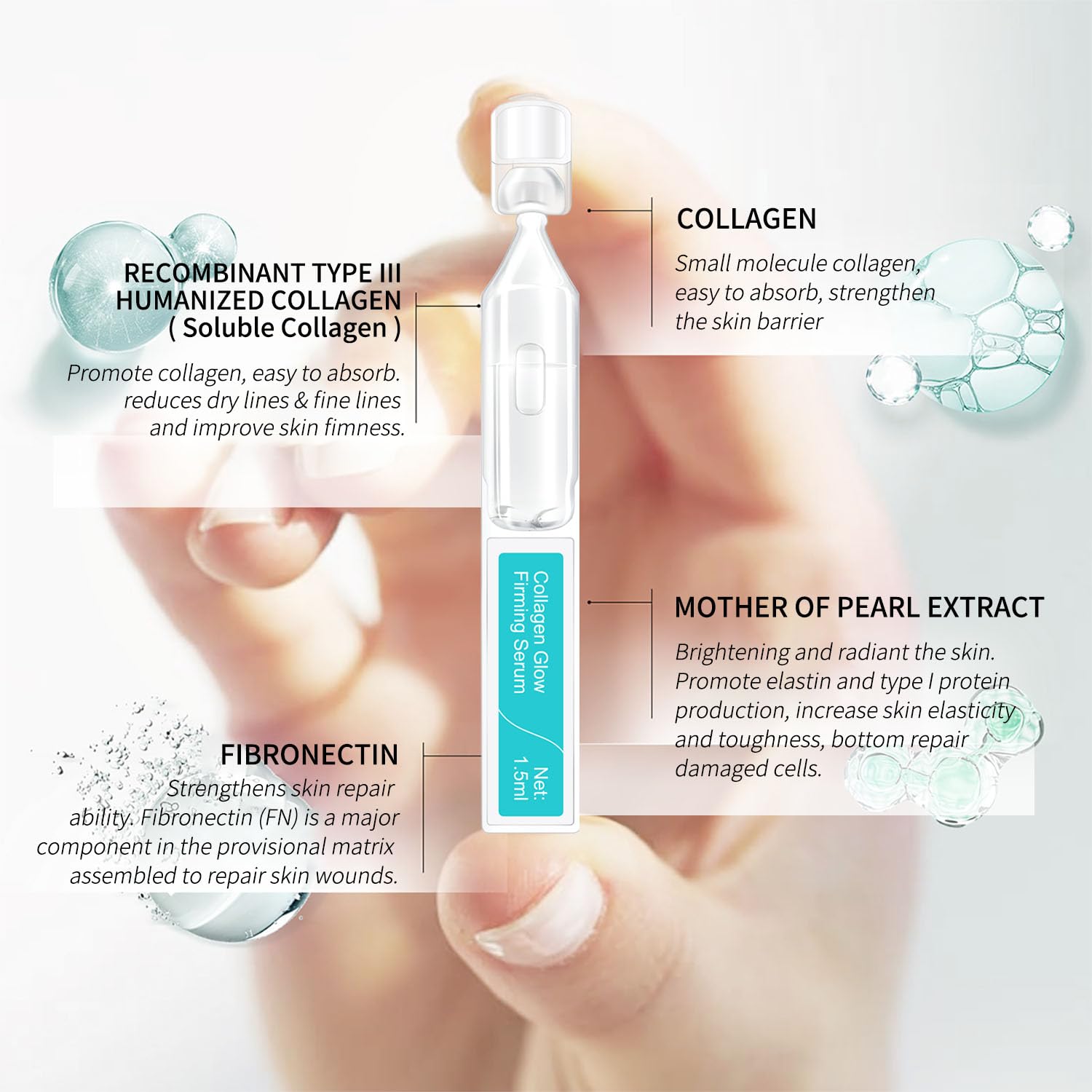 BACHERI Centella extract infusion emphasizing gentle barrier repair for sensitive facial skin