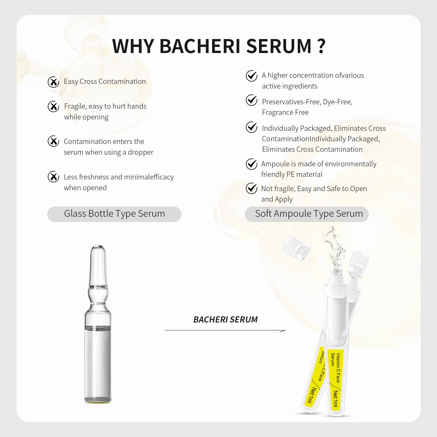 BACHERI Probiotic ferment strengthens skin barrier support.