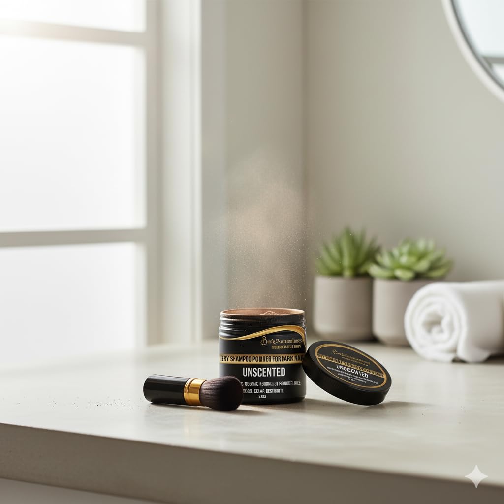 Back2Naturalness powder application demonstrates lightweight residue-free feel.