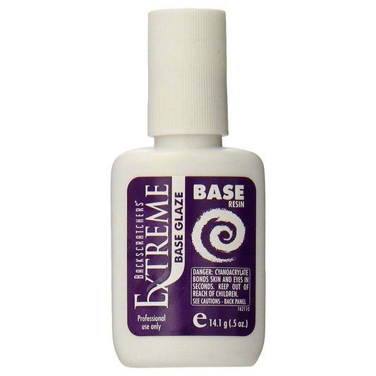 Backscratchers Extreme Glaze base coat for dipping powder ensures smooth adhesion.