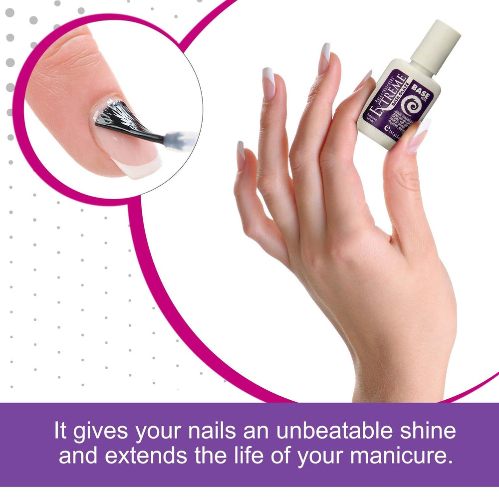 Backscratchers Extreme Glaze creates a strong bond for tips and extensions.