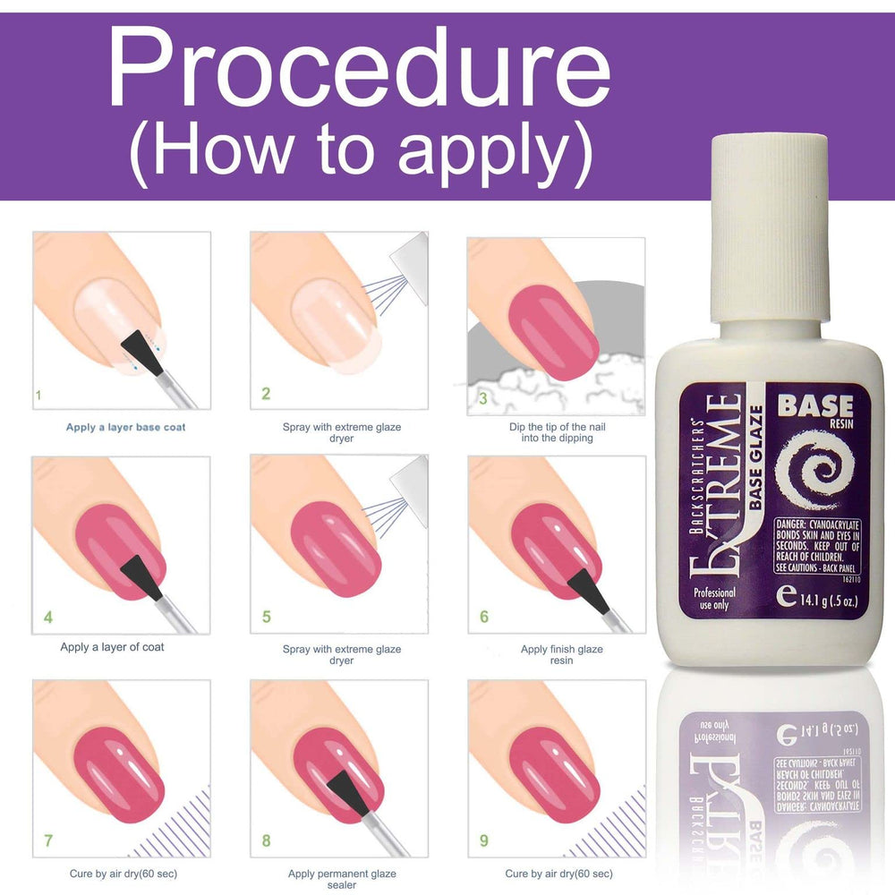 Backscratchers Glaze protects natural nails while sealing moisture.