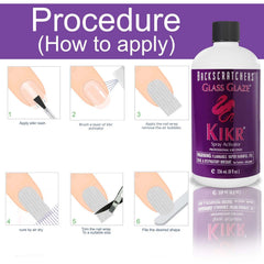 BackScratchers Kikr activator aids quick resin layering and finishing.