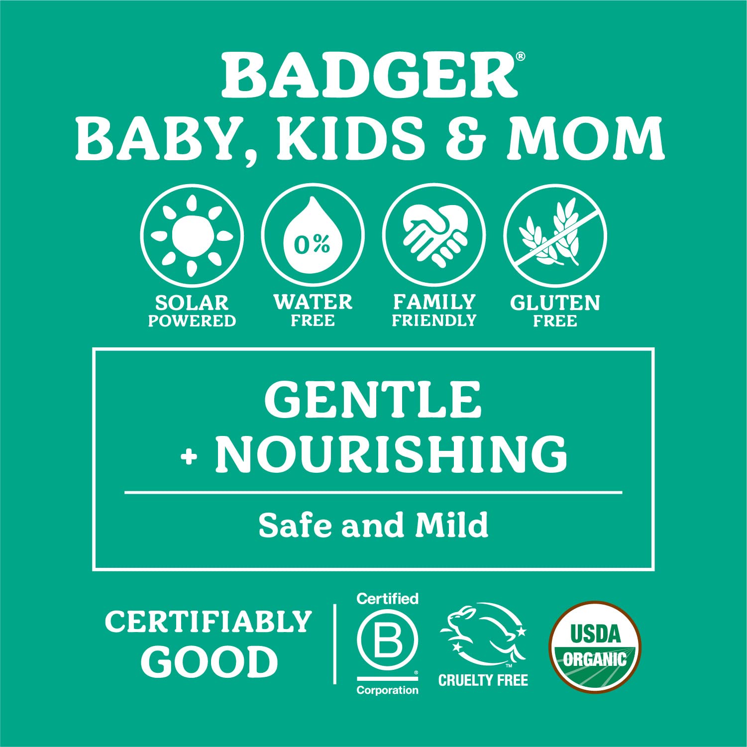 Applying Badger Belly Butter to the belly during pregnancy.