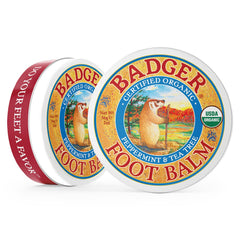 Badger Foot Balm 2oz tin ideal for dry heels