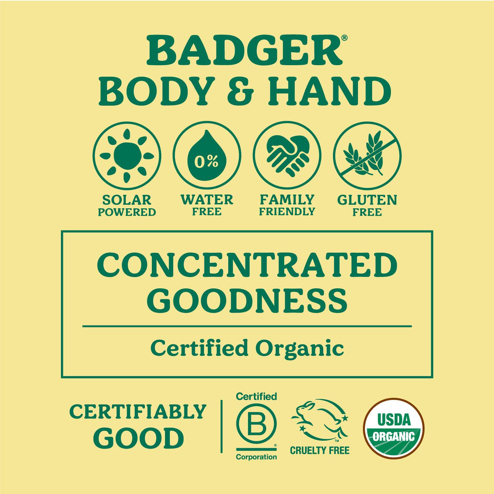 Badger Foot Balm texture close-up reveals rich, creamy moisture