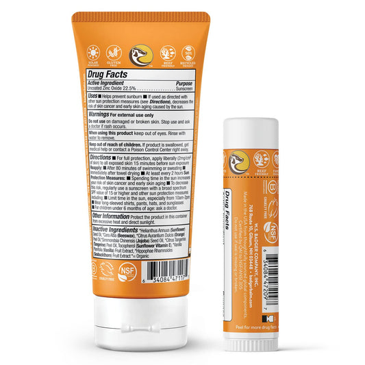 Badger Kids Sunscreen Stick SPF 35 quick spot protection during activities