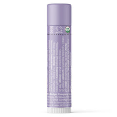 Badger Lavender Orange lip balm texture appears silky for easy application.