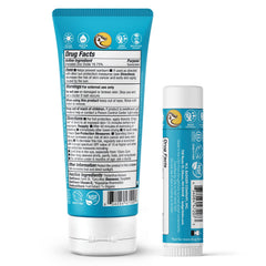 Badger mineral sunscreen cream close-up with zinc oxide texture