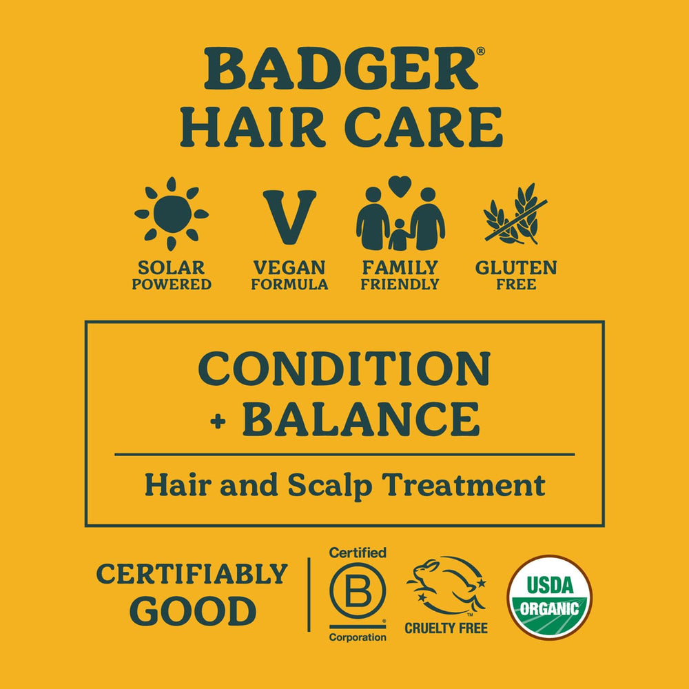 Badger organic castor oil label close-up highlighting pure ingredients and eco-friendly packaging.