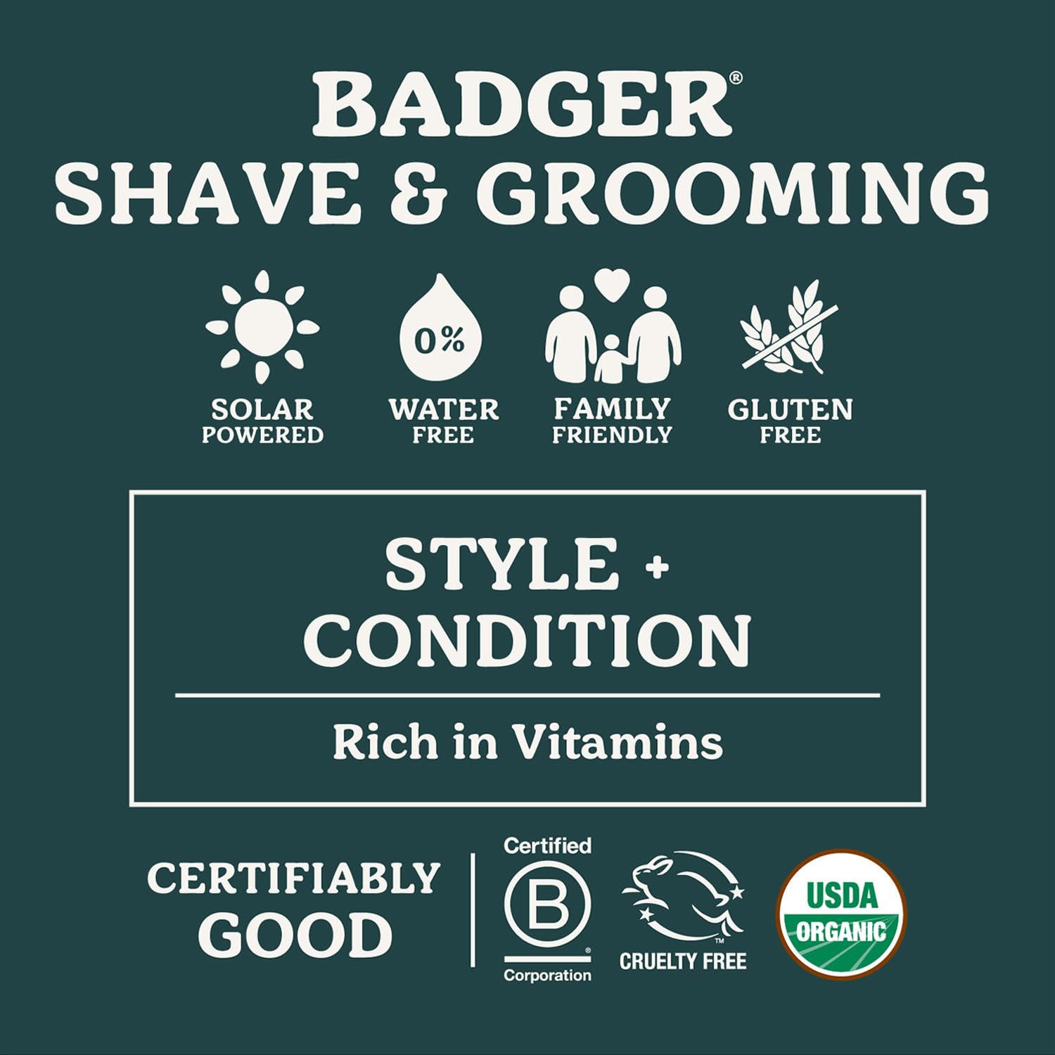 Textured hairstyle achieved with Badger pomade for flexible hold