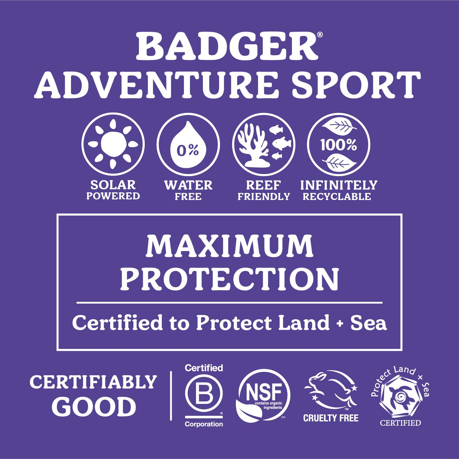 Badger reef-safe mineral sunscreen protecting skin during water activities