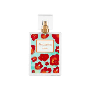Badgley Mischka Poppy EDP cap highlighting a luxe design.