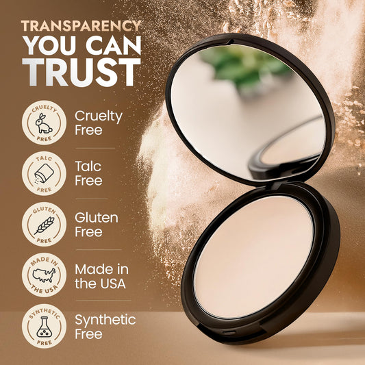 BaeBlu Kaolin clay formula demonstrating oil absorption for shine control