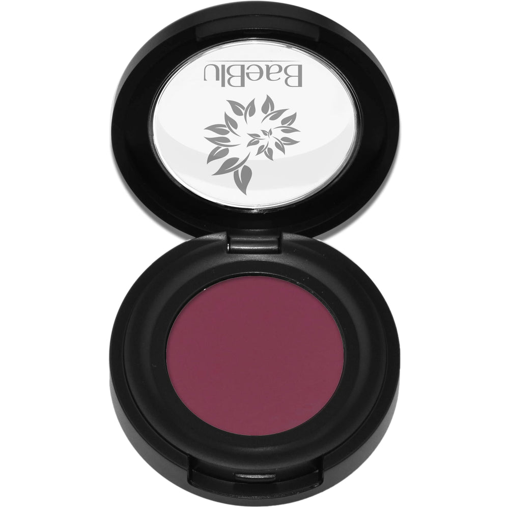 BaeBlu organic pigment close-up highlighting natural ingredients for sensitive skin.