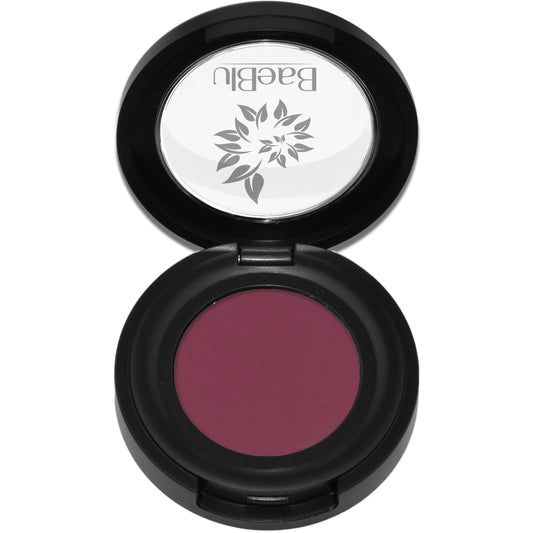 BaeBlu organic pigment close-up highlighting natural ingredients for sensitive skin.