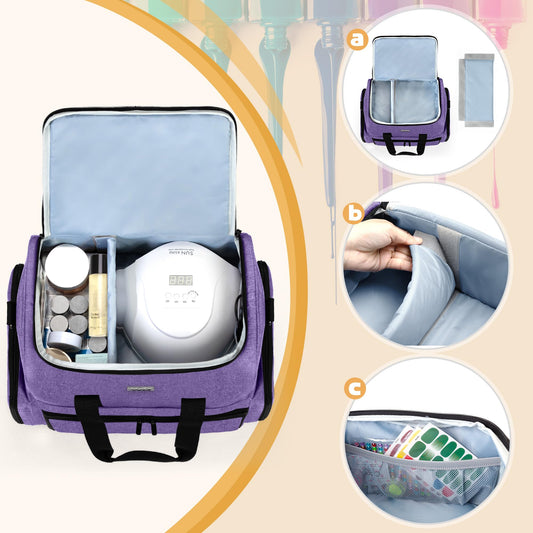 BAFASO removable bags keep bottles neatly stored in the lower section
