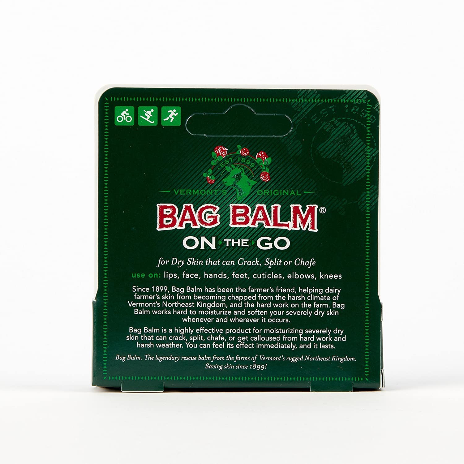 Bag Balm close-up showing smooth texture for easy application.