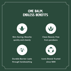 Bag Balm provides head-to-toe moisture for dry skin care.