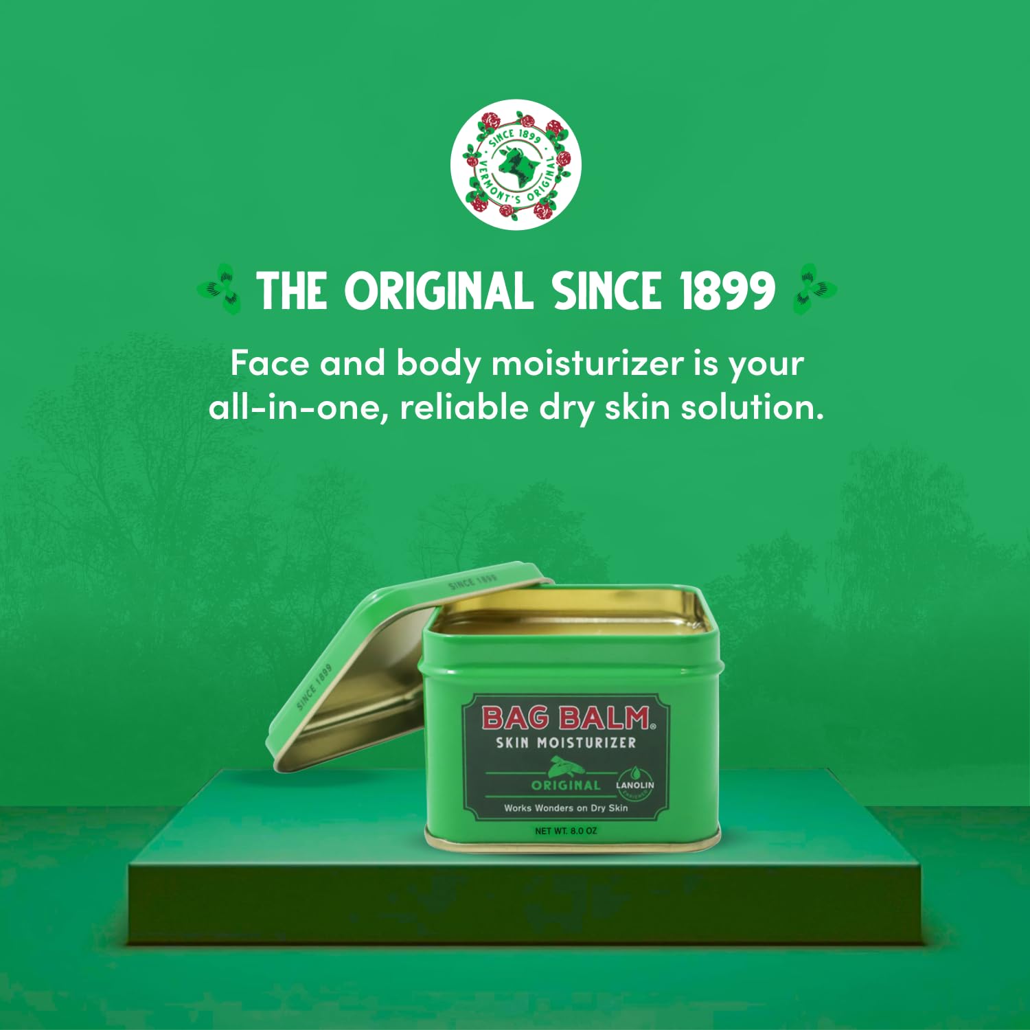 Bag Balm on lips for chapped lip care