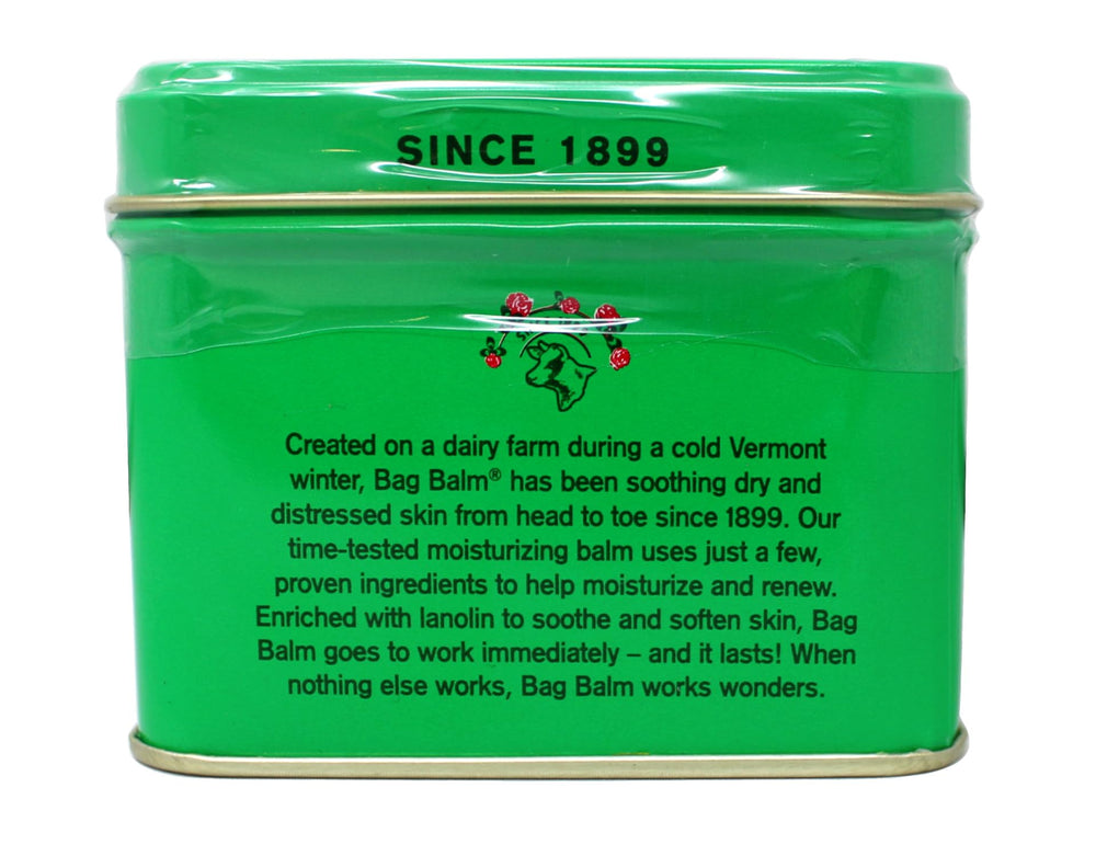 Bag Balm for pets and livestock, supports dry skin on paws and coats.