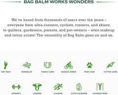 Bag Balm travel-friendly packaging ideal for busy lifestyles.