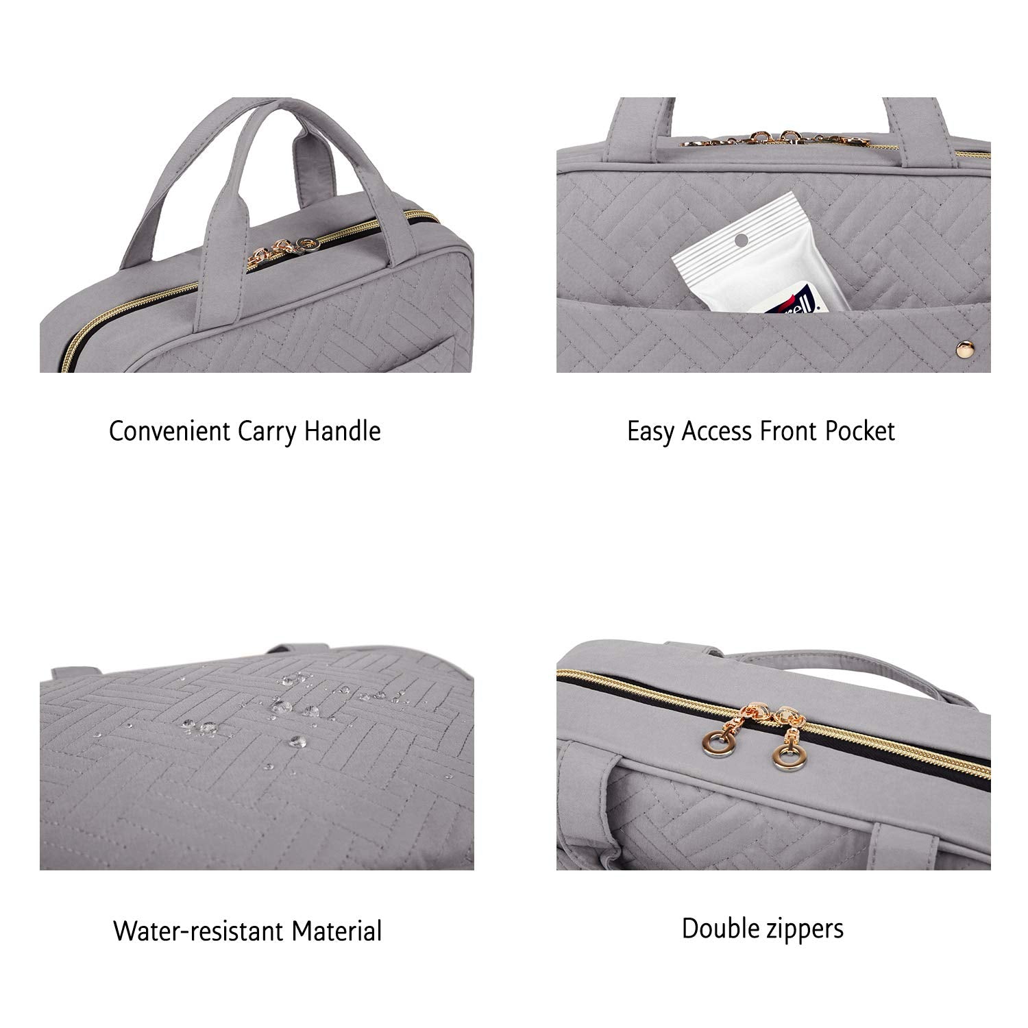 BAGSMART medium and large dimensions fit travel needs