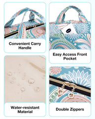BAGSMART double-zip design allows quick access without full unzip