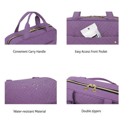 BAGSMART dual zip and swivel hook enable fast access