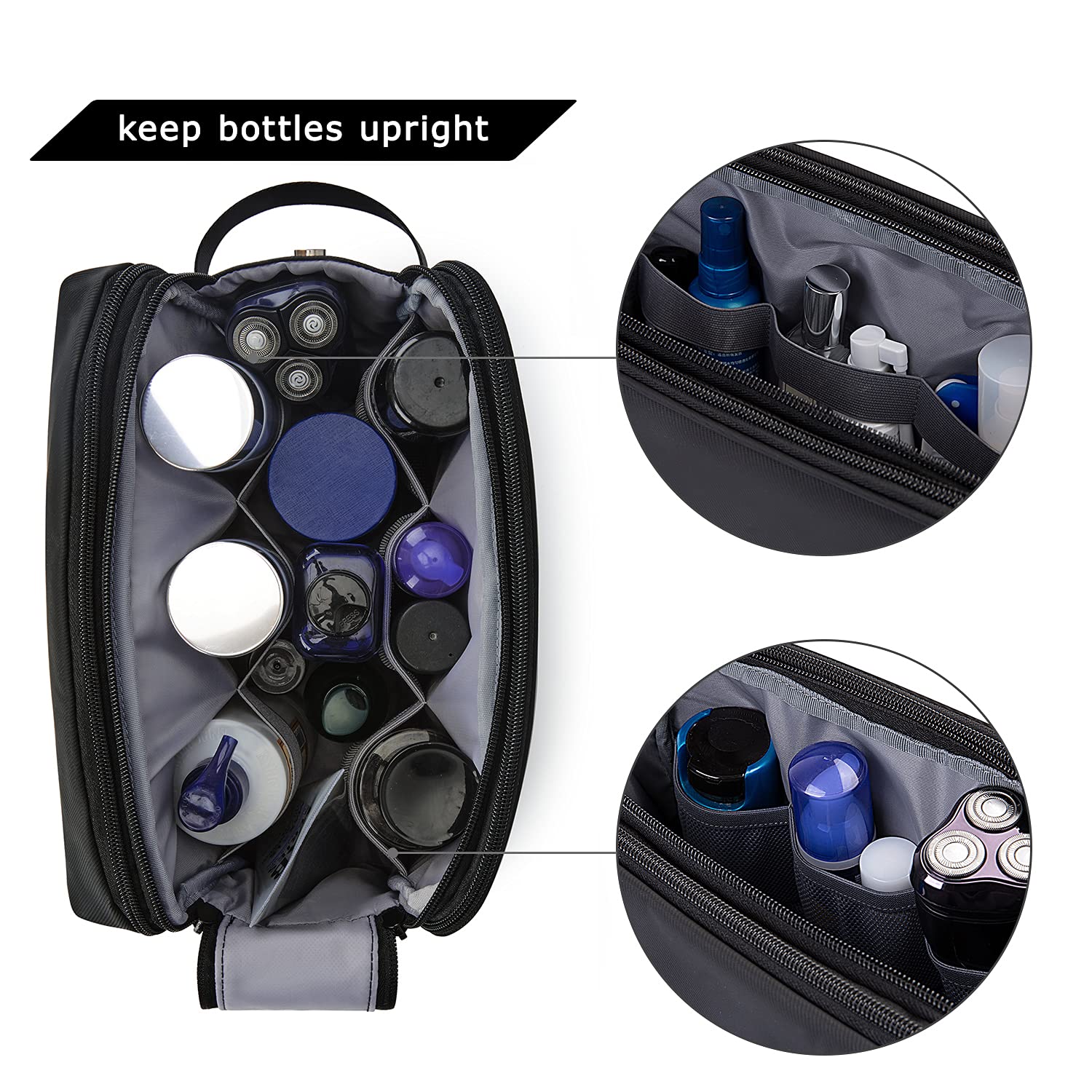 BAGSMART Front pocket separates wet and dry items for quick access