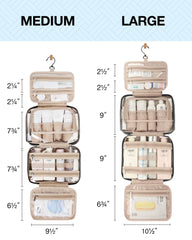 BagSmart interior pockets keep bottles upright and visible