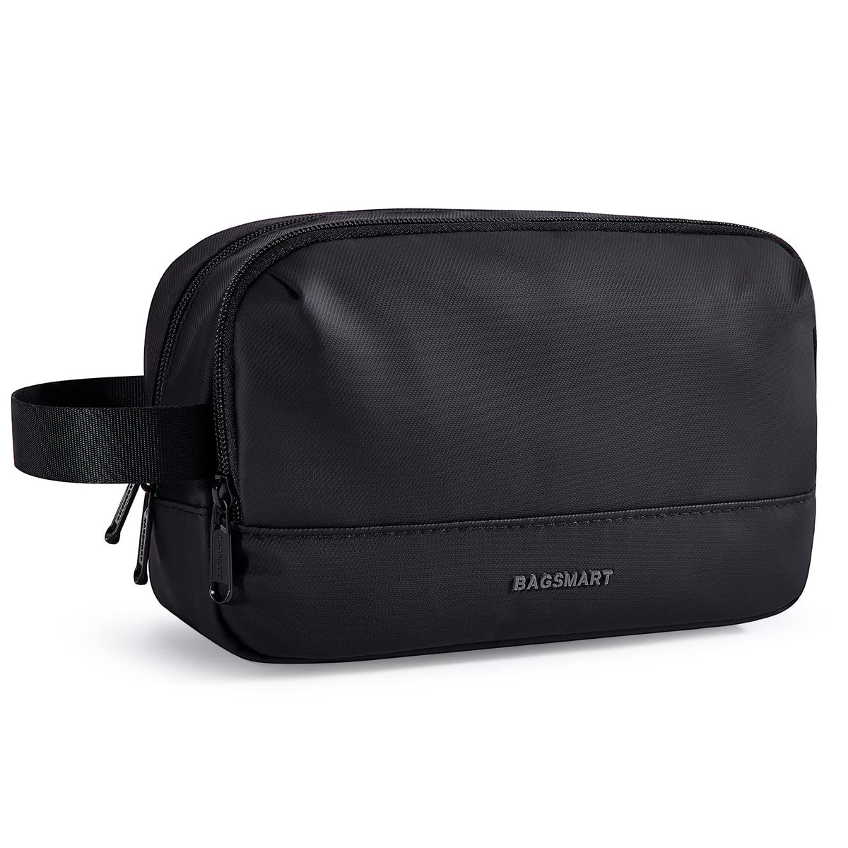 BAGSMART large toiletry bag with sturdy handle for easy travel.