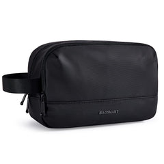 BAGSMART large toiletry bag with sturdy handle for easy travel.