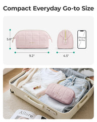 BAGSMART chic puffy design adds style to beauty routine
