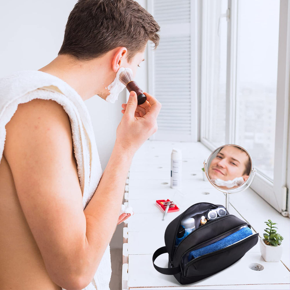 BAGSMART multi-purpose organizer fits toiletries, skincare, and grooming tools.