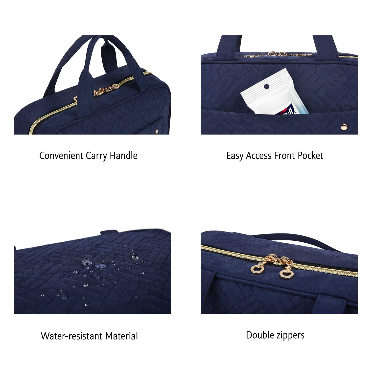 BAGSMART lightweight design makes it ideal for overnight or short trips.