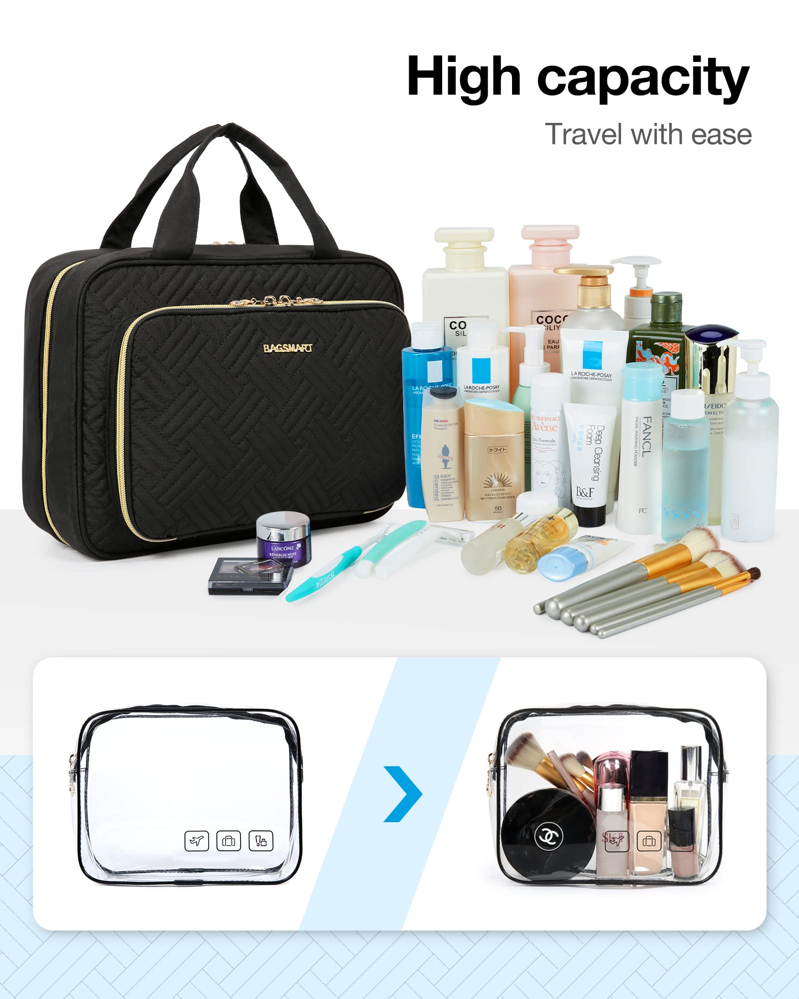 BagSmart travel-ready bag in use during a trip