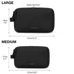 BAGSMART Travel Dopp Kit water-resistant keeps belongings dry on trips