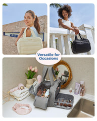 BAGSMART Travel bag suits toiletries, shaving kits, or makeup on the go