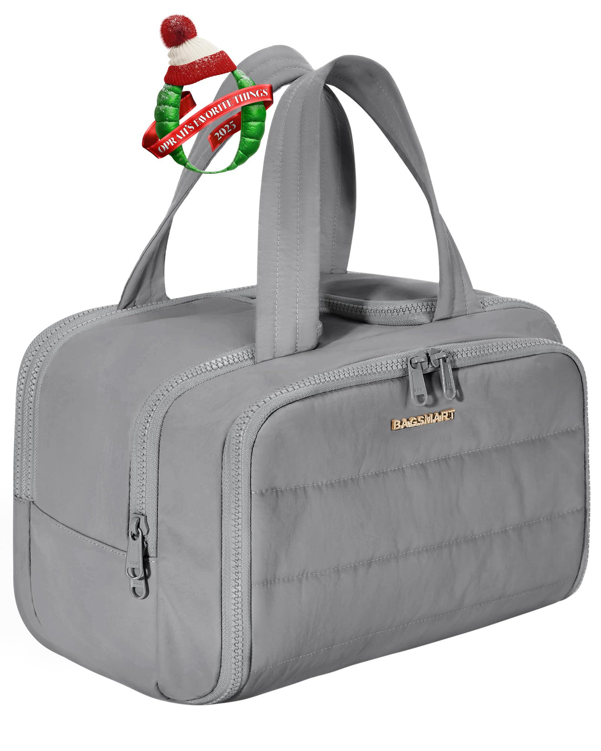 BAGSMART Travel Toiletry Bag wide opening for quick access during travel
