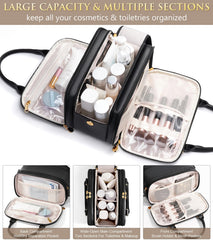 Bagstellar padded interior protects fragile palettes and bottles on the go