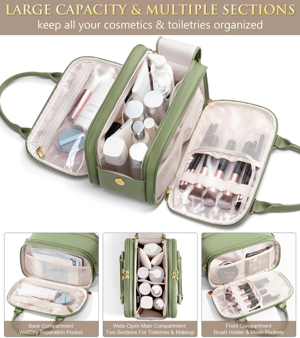 Bagstellar quilted toiletry bag front view highlighting chic design.