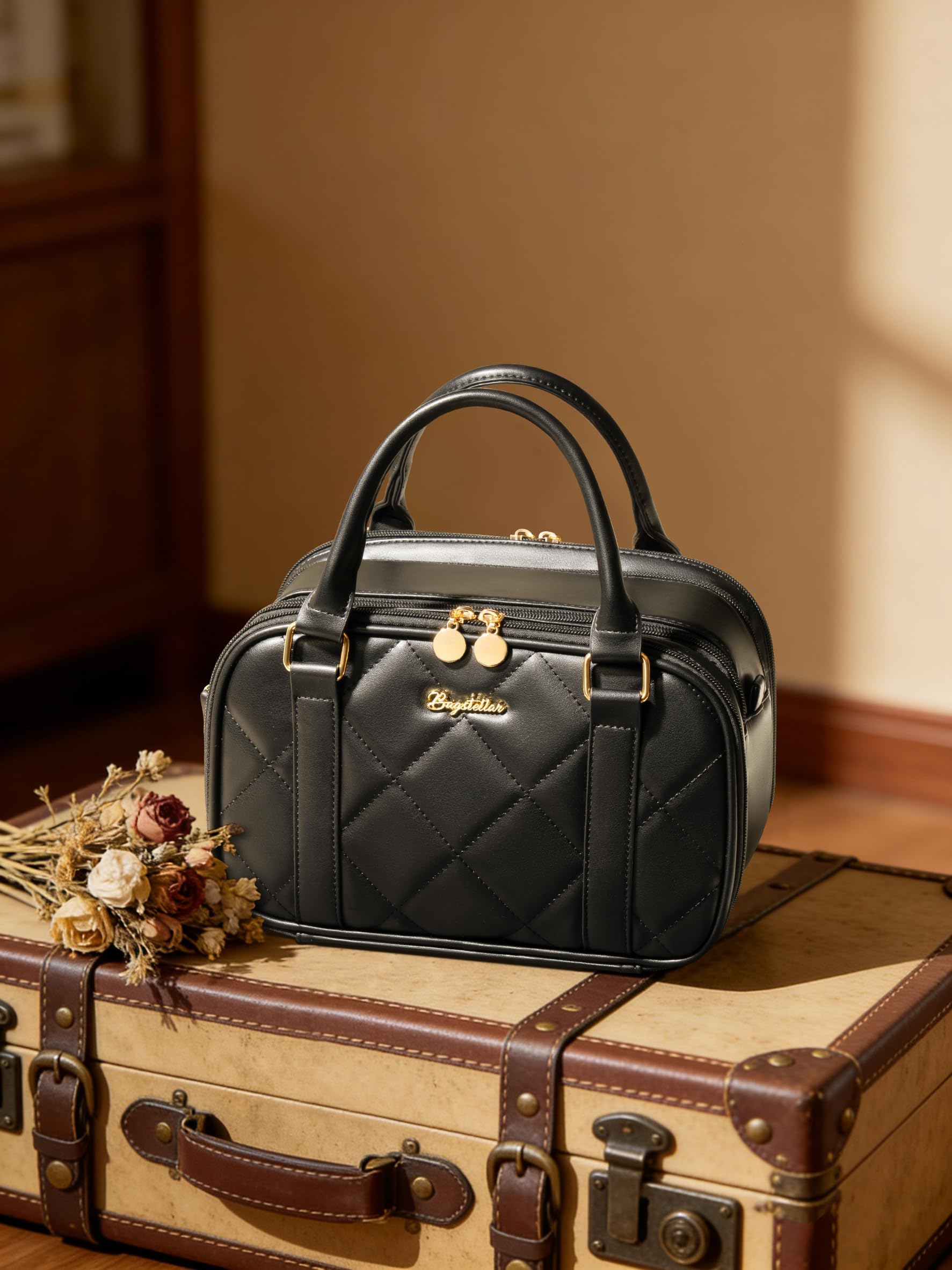 Bagstellar bag measures 11x7x6.5 inches for compact packing.