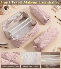 Wide-opening design lets you view items at a glance and speed packing.